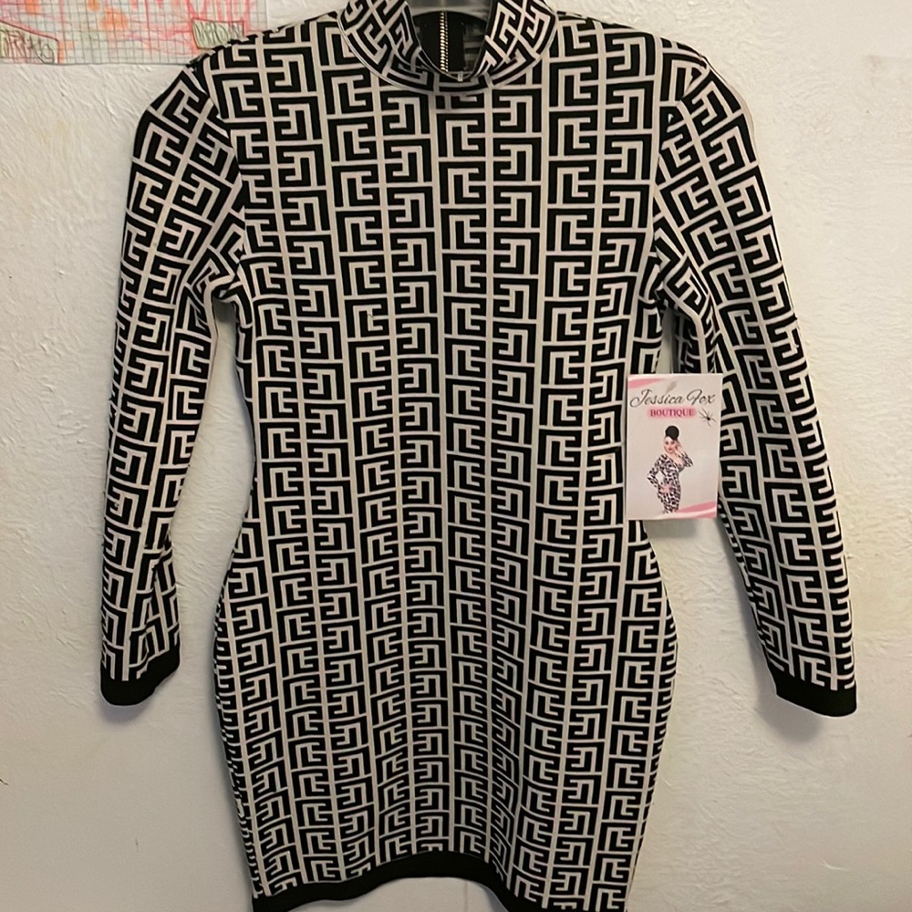 Black and white dress from Jessica Fox boutique store
